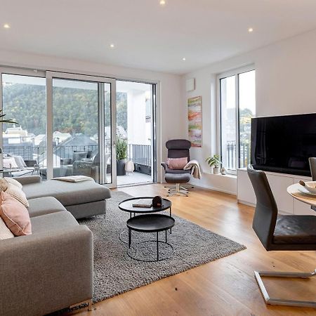 Neu Moselroyal Luxus 2-4 Pers Design Klima Appartement Verbandsgemeinde Verbandsgemeinde Traben-Trarbach Buitenkant foto