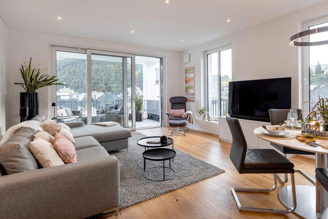 Neu Moselroyal Luxus 2-4 Pers Design Klima Appartement Verbandsgemeinde Verbandsgemeinde Traben-Trarbach Buitenkant foto
